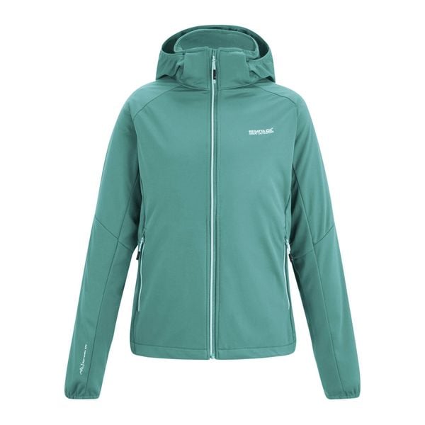 Kurtka Softshellowa Damska Bourda. Zielone kurtki damskie Regatta, xl, bez wzorów, z poliesteru, z kapturem. Za 285.99 zł.