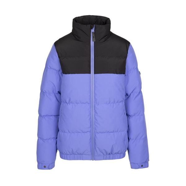 Trespass Harding - Kurtka damska na co dzień, wyściełana Baja Blue. Czarne kurtki damskie Trespass, bez wzorów, z puchu, bez kaptura. Za 306.99 zł.