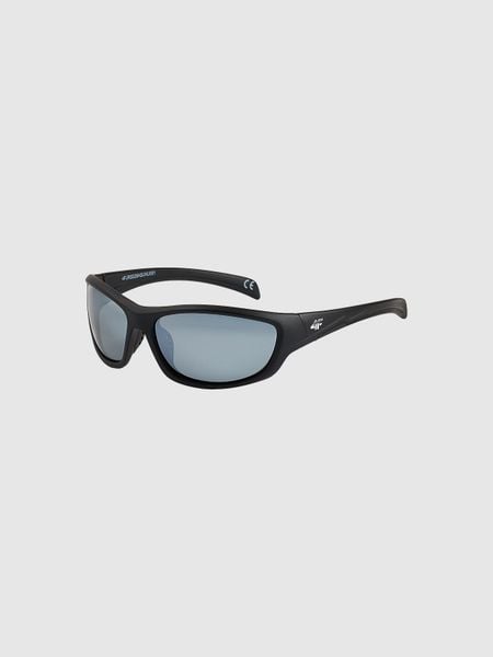 4F Okulary przeciwsłoneczne z lustrzaną powłoką dziecięce - czarne Uniwersalny. Czarne okulary przeciwsłoneczne dziecięce 4f. Za 69.99 zł.