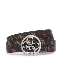 Pasek Damski Guess. Brązowe paski damskie Guess, z aplikacjami. Za 284.99 zł.