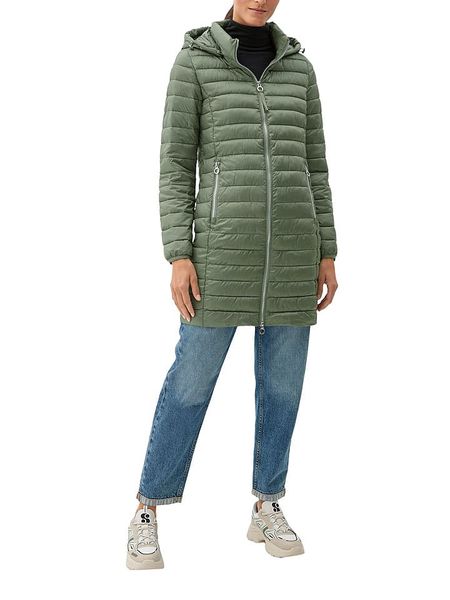 S.Oliver Płaszcz pikowany w kolorze zielonym rozmiar: 36. Zielone płaszcze damskie S.Oliver, s, bez wzorów. Za 261.67 zł.