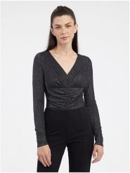 Orsay Bluzka-body w kolorze czarnym rozmiar: S. Czarne bluzki damskie ORSAY, s, bez wzorów, bez kołnierzyka, bez ramiączek. Za 57.45 zł.
