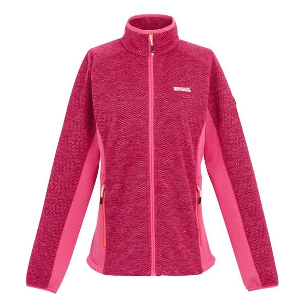 Damska Bluza Polarowa Highton IV Z Pełnym Zamkiem Błyskawicznym. Czerwone bluzy bez kaptura damskie Regatta, s, z polaru. Za 70.99 zł.