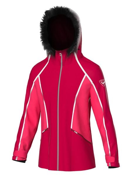ROSSIGNOL Kurtka narciarska "Saluver" w kolorze różowym rozmiar: XL. Różowe kurtki narciarskie i snowboardowe damskie Rossignol, m, bez wzorów, z materiału, bez kaptura, narciarskie, primaloft. Za 545.19 zł.