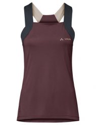 Top damski Matera Top. Czerwone topy sportowe damskie Vaude, na lato, bez wzorów, z materiału, bez ramiączek. Za 273.25 zł.