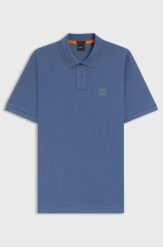 Koszulka polo BOSS Passenger niebieski (50507803-462). Niebieskie koszulki polo męskie Boss, s, bez wzorów, bez ramiączek. Za 279.00 zł.
