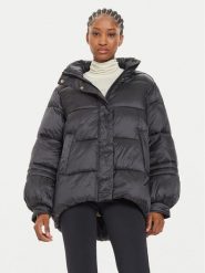 TWINSET Kurtka zimowa 242TP2300 Czarny Loose Fit. Czarne kurtki damskie Twinset, na zimę, bez wzorów, z syntetyku, bez kaptura. Za 1,049.00 zł.