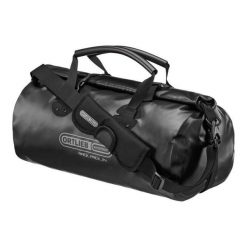 Torba podróżna Ortlieb Rack-Pack Wodoodporna Czarna. Czarne torebki klasyczne damskie Ortlieb, bez wzorów, z materiału, bez dodatków. Za 369.90 zł.