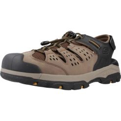 Buty trekkingowe męskie Skechers Tresmen. Brązowe buty trekkingowe męskie Skechers, z materiału, bez zapięcia. Za 347.99 zł.