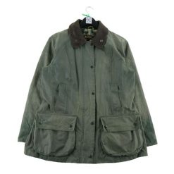 Second life - Parka męska Barbour woskowana tartanowa - Stan bardzo dobry. Zielone parki męskie Barbour, l, bez wzorów. Za 638.96 zł.