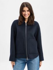 Opus Damska kurtka wełniana - Hillvyn Kobiety niebieski jednolity, 38. Niebieskie kurtki damskie Opus, uniwersalny, bez wzorów, z syntetyku, bez kaptura. Za 649.95 zł.