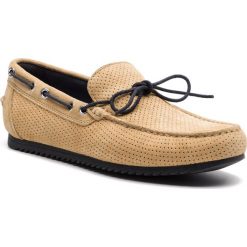 Mokasyny GEOX - U Shark A U82Q5A 00022 C2021 Curry. Żółte mokasyny męskie Geox, z materiału. W wyprzedaży za 239.00 zł.