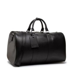 Torba weekendowa Valentino. Czarne torebki klasyczne damskie Valentino, bez wzorów, bez dodatków. Za 959.99 zł.