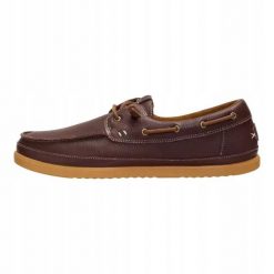 HeyDude Męskie Mokasyny Harbor Lo Craft Leather. Brązowe mokasyny męskie Hey dude, z materiału. Za 369.00 zł.