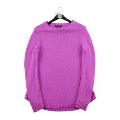 Second life - Damski różowy sweter - Jak nowy. Czerwone swetry klasyczne damskie Ralph Lauren, bez kołnierzyka. Za 127.76 zł.