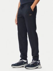 Aeronautica Militare Spodnie dresowe 262PF1008UF00662 Granatowy Regular Fit. Niebieskie spodnie dresowe męskie AERONAUTICA MILITARE, bez wzorów, z dresówki. Za 394.99 zł.