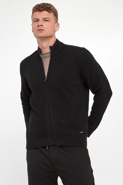 Sweter męski rozpinany Jarono JOOP!. Kardigany męskie Joop!, m, bez wzorów, bez kołnierzyka. W wyprzedaży za 506.35 zł.