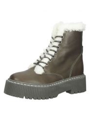 Steve Madden Skórzane botki w kolorze khaki rozmiar: 39. Brązowe botki damskie Steve Madden, bez obcasa, bez zapięcia. Za 381.95 zł.