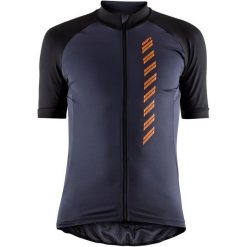 Craft koszulka kolarska męska Velo 2.0, ciemnoszary L. Szare t-shirty sportowe męskie Craft, l, bez ramiączek, na fitness i siłownię. Za 199.00 zł.