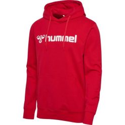 Bluza z kapturem Hummel Go 2.0 Logo. Czerwone bluzy sportowe damskie HUMMEL, bez wzorów, z materiału, bez ramiączek, z kapturem. Za 199.15 zł.