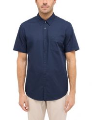 Męska Koszula Mustang Style Gilroy Dark Sapphire 1016251 4136. Niebieskie koszule męskie Mustang, m, bez wzorów, bez kołnierzyka, bez ramiączek. Za 149.99 zł.