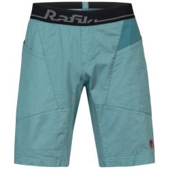 Szorty Rafiki Megos. Niebieskie szorty męskie Rafiki, z bawełny, bez kołnierzyka. Za 344.50 zł.