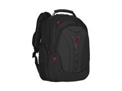 Plecak miejski Pegasus Deluxe 25l. Czarne plecaki damskie Wenger, bez wzorów, z materiału, biznesowe. Za 550.99 zł.