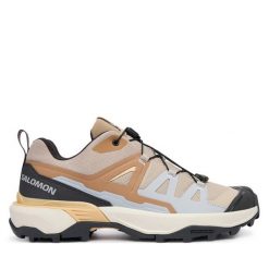 Trekkingi Salomon. Brązowe obuwie trekkingowe damskie Salomon. Za 539.99 zł.