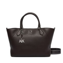 Torebka Armani Exchange. Brązowe torebki klasyczne damskie Armani Exchange, bez wzorów, bez dodatków. Za 729.99 zł.