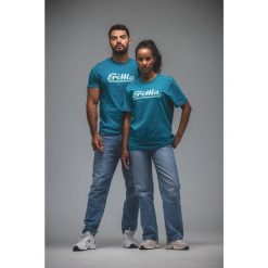 Koszulka Erima Retro. Niebieskie t-shirty damskie Erima, m, bez wzorów, z bawełny, bez kołnierzyka. Za 171.50 zł.