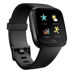 Second Life - Zegarek sportowy Versa - Stan Doskonały. Czarne zegarki damskie FITBIT. Za 169.99 zł.