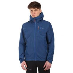Kurtka wodoodporna Kilpi Sonna. Brązowe kurtki outdoor męskie Kilpi, l, bez wzorów, z materiału, bez kaptura. Za 525.33 zł.