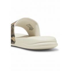 Damskie klapki Popcat 20 Snake Chic PUMA Alpine Snow Gold White. Białe klapki damskie Puma, bez wzorów, bez obcasa. Za 139.00 zł.