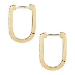 Glanzstücke München Kolczyki z Srebra Sterling w zlocie z Topazem 1 ct Damski. Białe kolczyki damskie Glanzstücke München, z topazem, pozłacane. Za 369.99 zł.