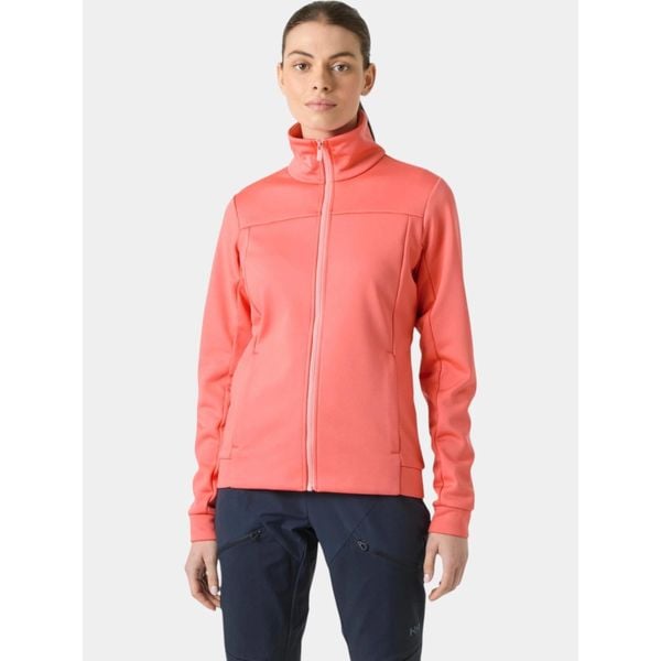Sweter Damski Helly Hansen W Crew. Czerwone swetry klasyczne damskie Helly Hansen, z polaru, bez kołnierzyka. Za 579.00 zł.
