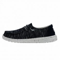 HEYDUDE Damskie Mokasyny Wendy Sox. Niebieskie mokasyny damskie Hey dude, z materiału. Za 179.00 zł.
