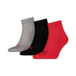 Skarpety męskie Puma QUARTER 3-PACK. Czarne skarpetki męskie Puma, bez wzorów. Za 34.90 zł.