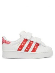 Adidas Sneakersy Superstar Led Lights Cf I KK1294 Biały. Białe buty sportowe dziewczęce Adidas, bez wzorów, ze skóry, bez zapięcia. Za 349.99 zł.