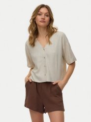 Vero Moda Koszula Rosie 10346914 Beżowy jasny Loose Fit. Brązowe koszule damskie Vero Moda, m, bez wzorów, z wiskozy, bez kołnierzyka, bez ramiączek. Za 129.99 zł.