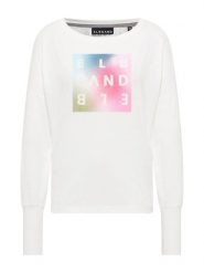 ELBSAND Bluza "Imke" w kolorze białym rozmiar: M. Białe bluzy bez kaptura damskie ELBSAND, m. Za 109.95 zł.
