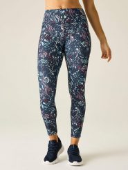 Dare 2b Legginsy funkcyjne "Influential III" w kolorze granatowym rozmiar: 36. Niebieskie legginsy damskie Dare 2b, bez wzorów, z materiału. Za 96.37 zł.