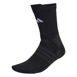 Skarpety do łydki Tennis Cushioned, 1 para. Białe skarpetki damskie Adidas, bez wzorów, z elastanu. Za 79.95 zł.