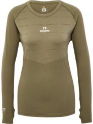 Damska koszulka bezszwowa z długim rękawem Newline Pace. Brązowe t-shirty damskie Newline, xs, bez wzorów, z dzianiny, bez kołnierzyka. Za 269.50 zł.