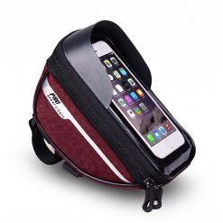 Torba na kierownicę rowerową z odłączanym uchwytem na telefon Czerwony. Czerwone torby męskie na ramię PRO SPORT LIGHTS, bez wzorów, na ramię. Za 79.99 zł.