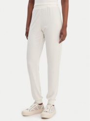 Guess Spodnie dresowe O6GB01 KCQP2 Écru Regular Fit. Spodnie dresowe damskie Guess, l, z aplikacjami, z dresówki. Za 209.99 zł.