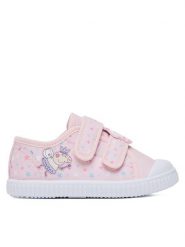 Peppa Pig Trampki CM-SS25-202PP Różowy. Czerwone trampki i tenisówki dziewczęce peppa pig, bez wzorów, z materiału, bez zapięcia. Za 49.99 zł.