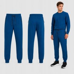 SPODNIE MĘSKIE DRESOWE 4F JOGGERY SPORTOWE ZIELONE. Zielone spodnie sportowe męskie 4f, z bawełny. Za 149.99 zł.