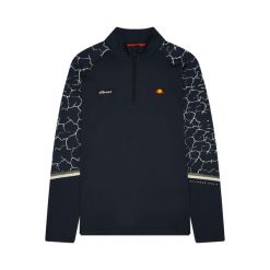 Koszulka z półzapięciem Ellesse Samsi. Czarne koszulki męskie z długim rękawem Ellesse, s, z elastanu. Za 273.50 zł.