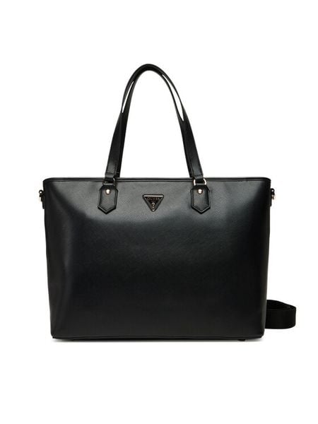 Guess Torebka Norom Travel TWSN90 91024 Czarny. Czarne torebki klasyczne damskie Guess, z aplikacjami, ze skóry, bez dodatków. Za 459.99 zł.