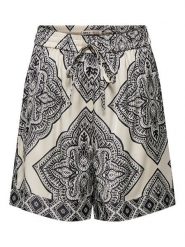 ONLY Szorty w kolorze beżowo-czarnym rozmiar: S. Brązowe szorty damskie Only, bez wzorów. Za 69.91 zł.